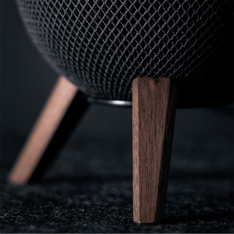 Supporto In Legno Noce Per HomePod Mini (2020) – Treppiede Counlisha – Elegante E Stabile