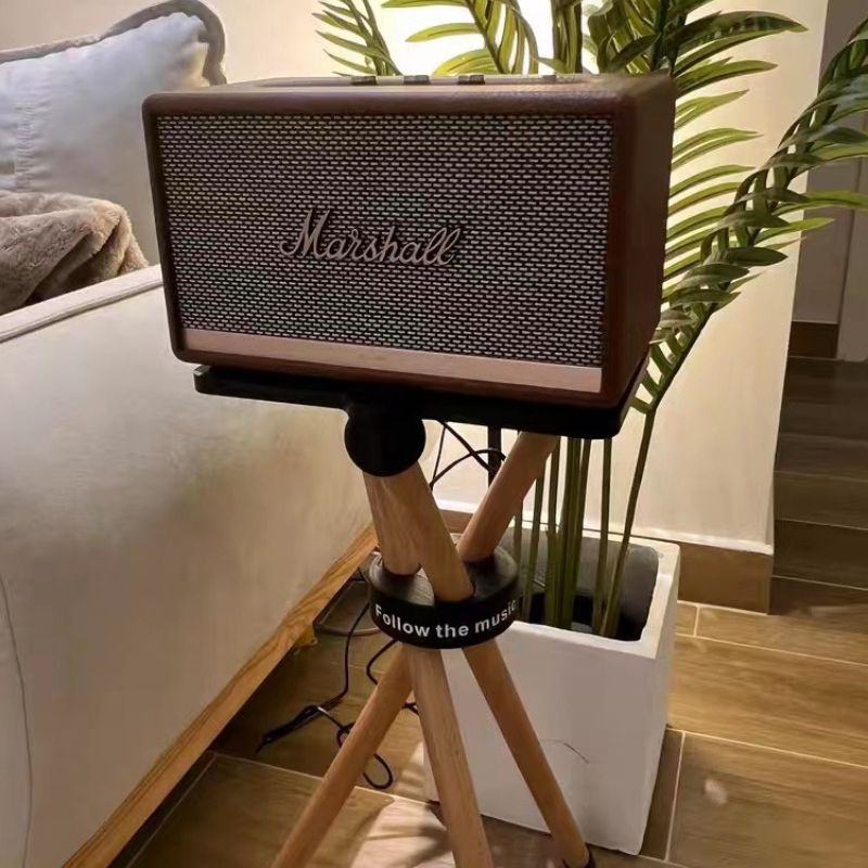 Marshall Stanmore スピーカースタンド 三脚式木製ウォールナット Marshall stanmore スピーカースタンド 三脚式木製
