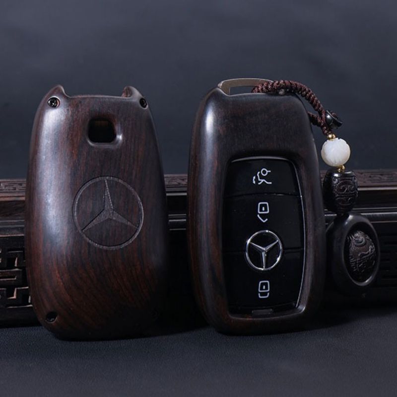 Mercedes-Benz Wooden Car Key Case Cover - iWoodStore