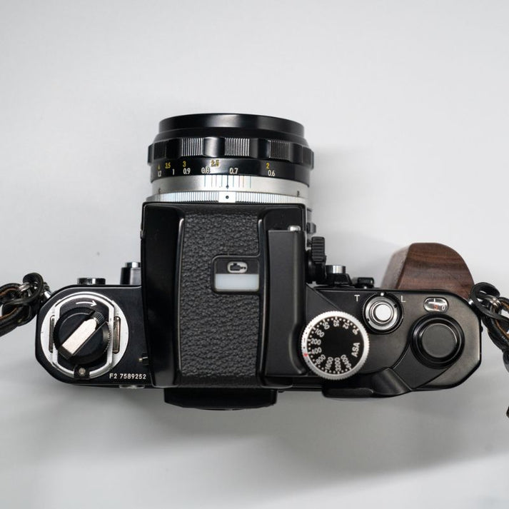 Wood L Handle Grip For Nikon FM2 FM3A FM FE FE2 Camera Aluminum Alloy Baseplate