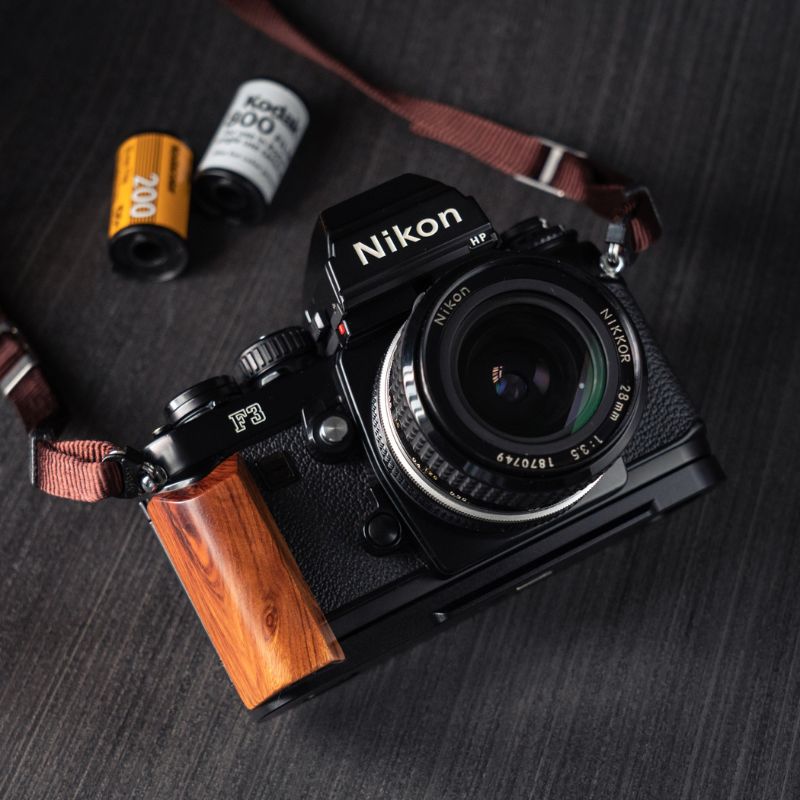 NIKON F3 F3hp F3T ハンドル Nikon F3 Premium Wood Grip 📷 Enhance Your Experience