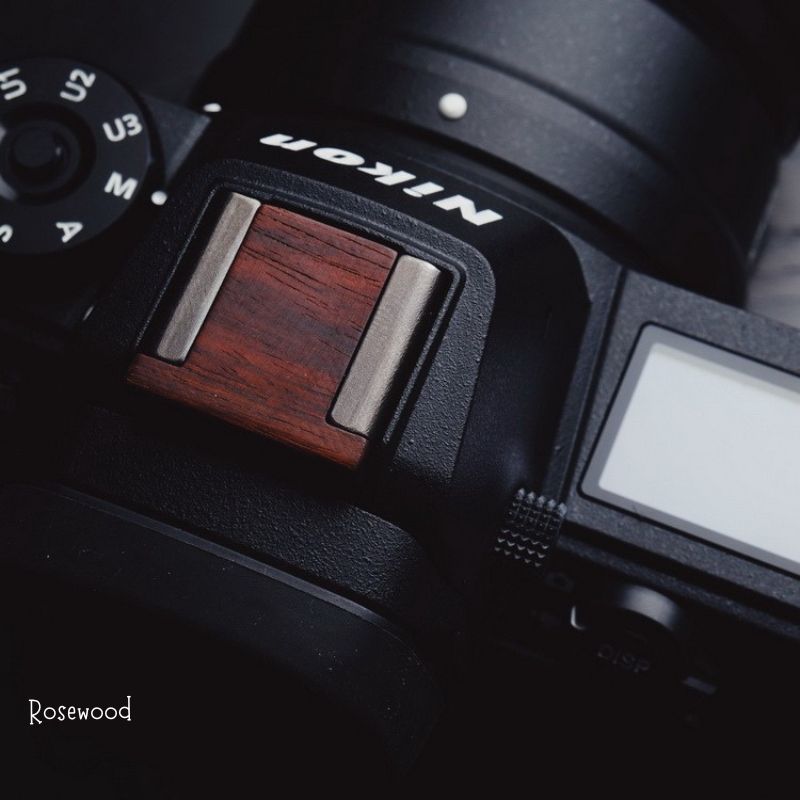 Nikon Z5 Z6 Z50 Wood Hot Shoe Cover - Handcrafted Protection