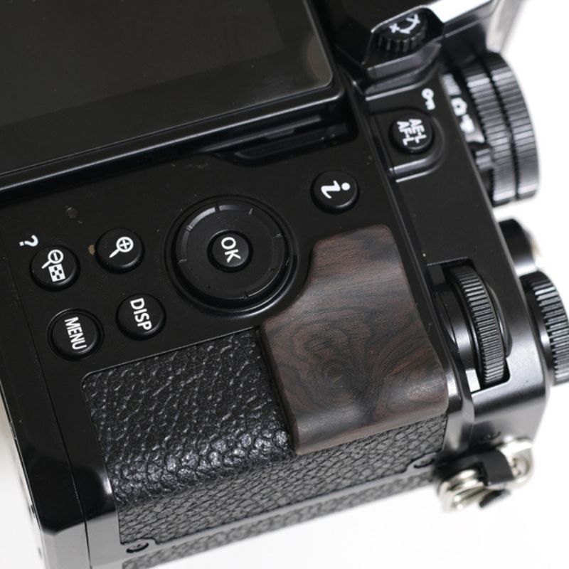Nikon ZF サムレストグリップ - Nikon ZF カメラに最適な木製サムレスト