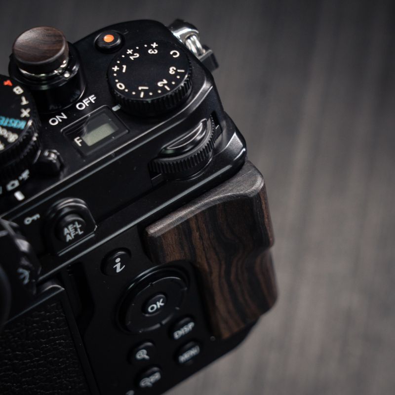 Nikon ZF サムレストグリップ - Nikon ZF カメラに最適な木製サムレスト