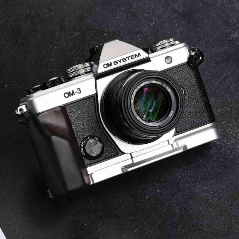 Olympus OM3 Grip Wood MS Design - iWoodStore