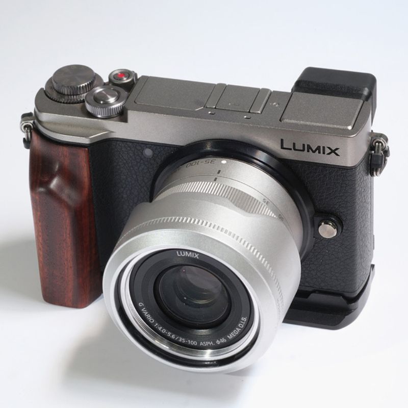 Premium Wooden Hand Grip for Panasonic Lumix GX9