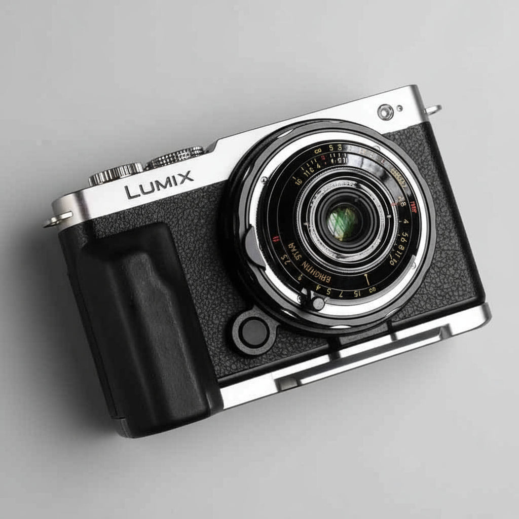 Impugnatura A Pollice In Metallo Per Panasonic Lumix S9, Hot Shoe Con Antiscivolo, Supporto Ergonomico Da 8g, Facile Da Montare, Protegge I Contatti Dalla Polvere