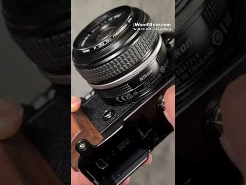 Nikon Zf Wood Grip | Ergonomic Handgrip with Arca-Swiss Plate