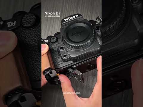 Nikon Df ハンドグリップ - 高級木製グリップ YW エディション