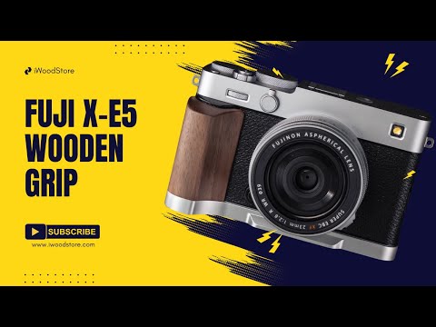 Wooden Fuji XE5 Handgrip – L-Shape Arca by iWoodStore