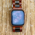 Rose Ebony Wooden Band for Apple Watch - iWoodStore