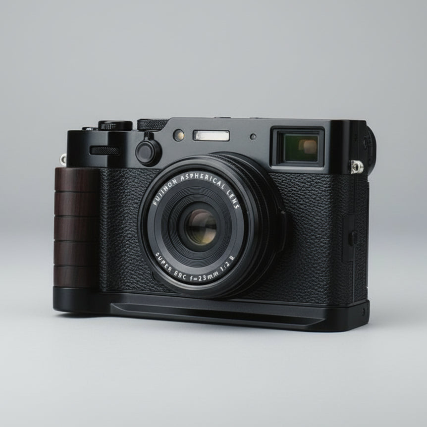 Round Fuji X100VI Grip KC Design Secure & Elegant Accessory
