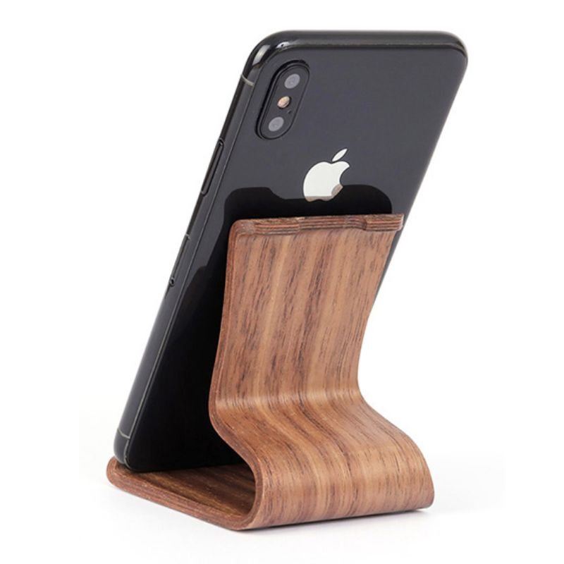 Scandi Style Wooden iPhone Stand for Desk - iWoodStore