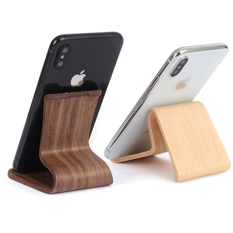 Scandi Style Wooden iPhone Stand for Desk - iWoodStore