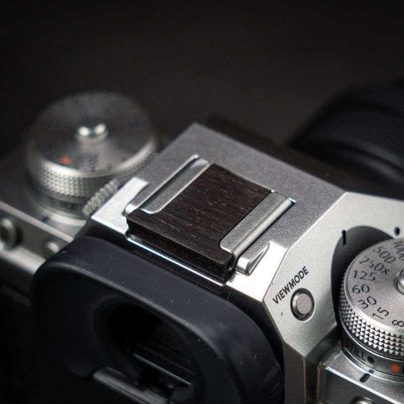Wooden Shutter Button Hot Shoe Cover Fuji XPro3 X100V XT5 📷