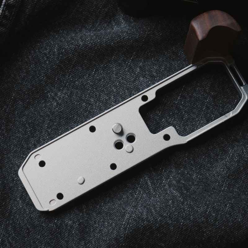 Silver Nikon ZF Handgrip Wood KC Design - iWoodStore