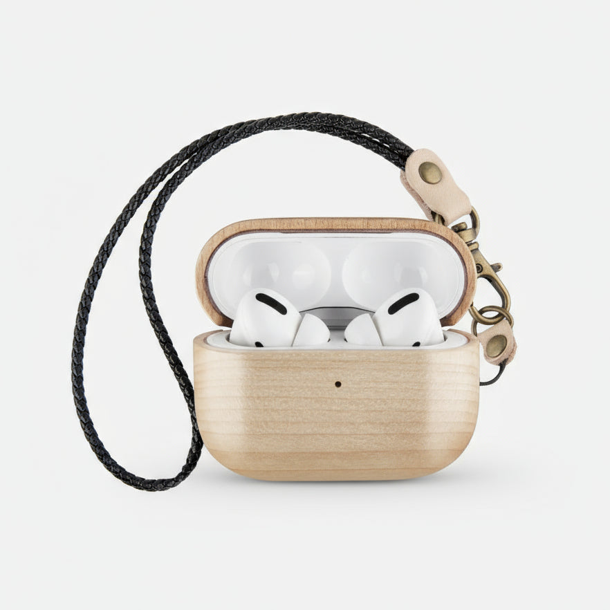 Premium Wood AirPods Pro Case 🎧 Slim, High Quality Cover 🔥