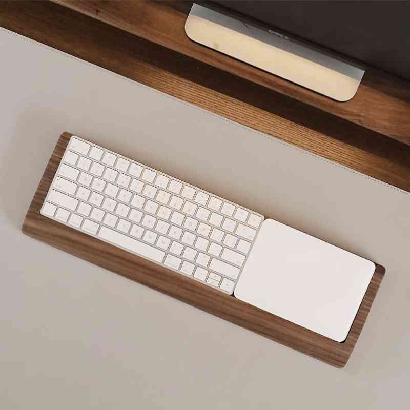 Small Apple Magic Tray With Trackpad Upright - iWoodStore