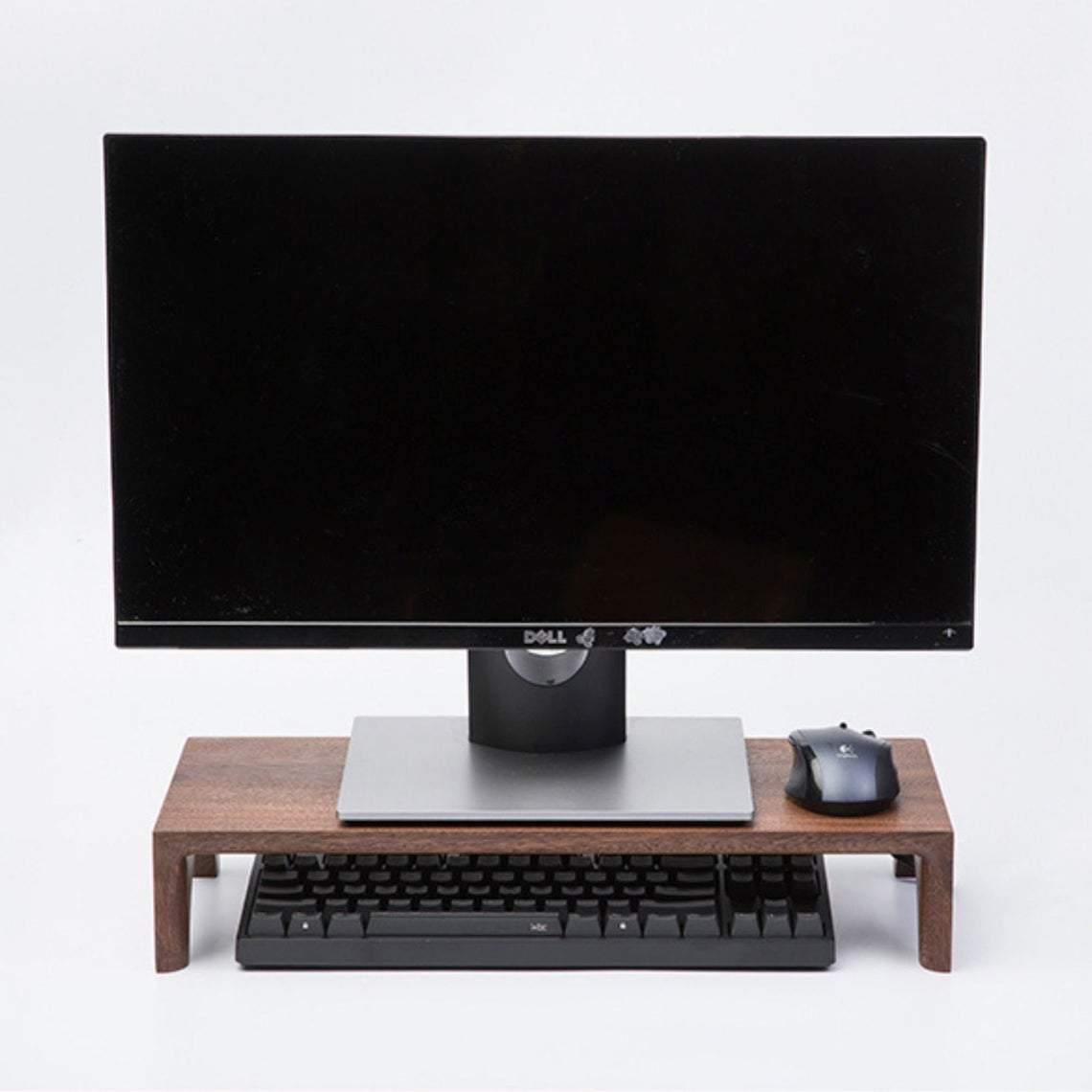 Solid Walnut Computer Monitor Riser: Ergonomic & Functionality