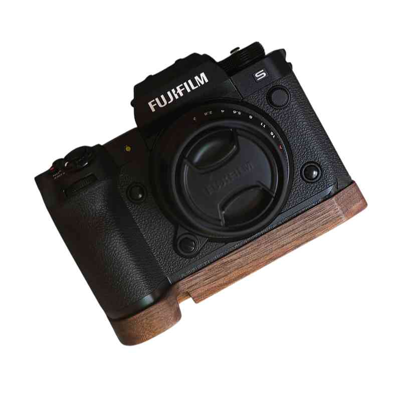 Solid Wood Fuji XH2 XH2S Grip Base Plate