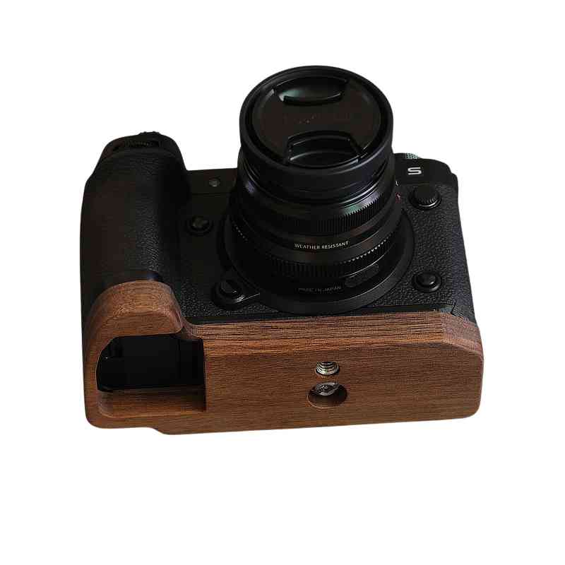 Solid Wood Fuji XH2 XH2S Grip Base Plate
