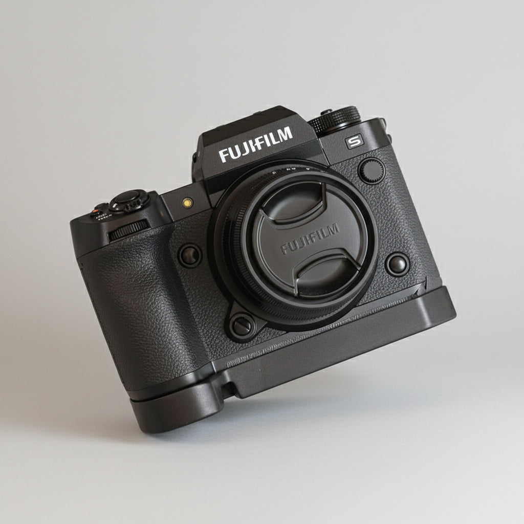 ソリッドウッド Fuji XH2 XH2S グリップベースプレート