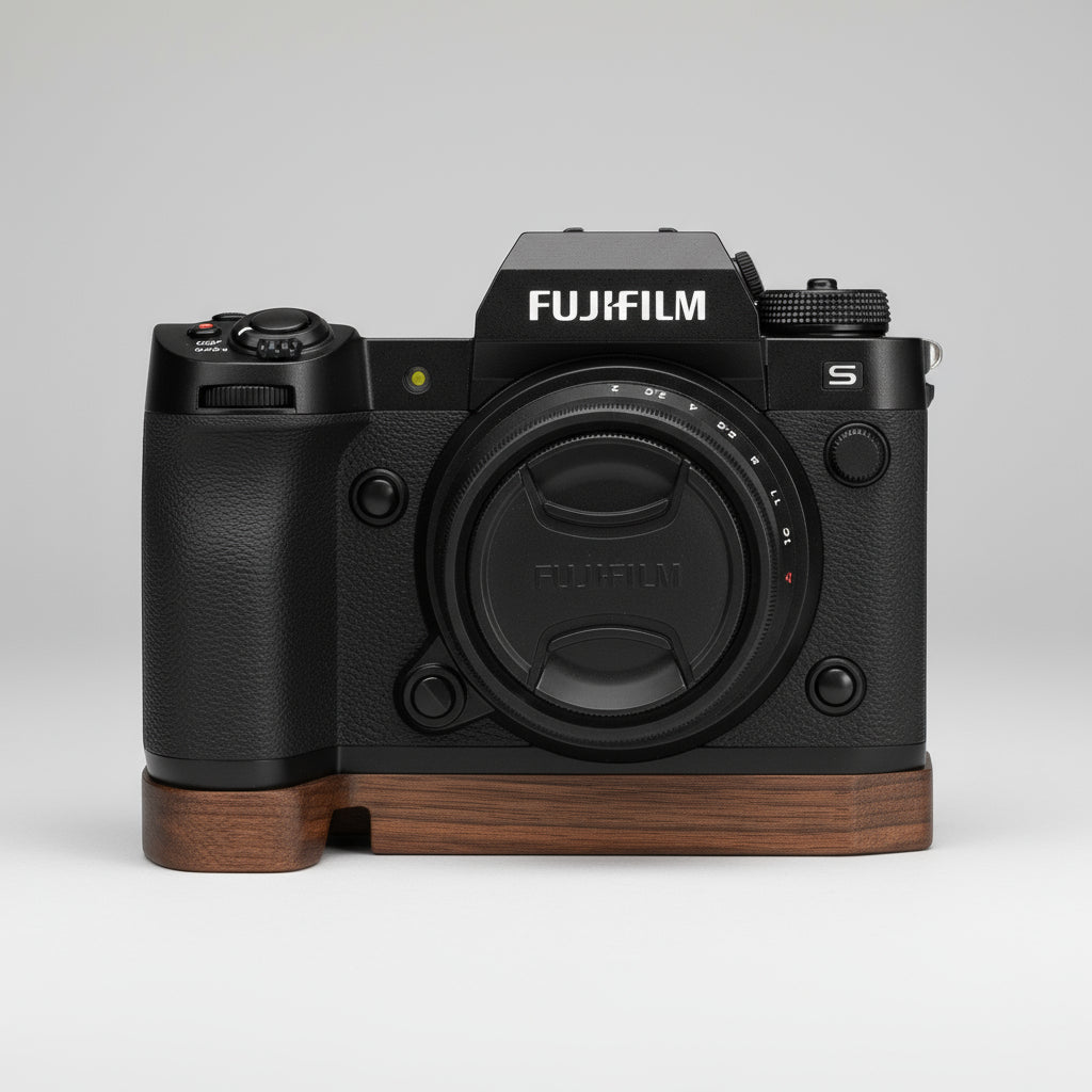 ソリッドウッド Fuji XH2 XH2S グリップベースプレート