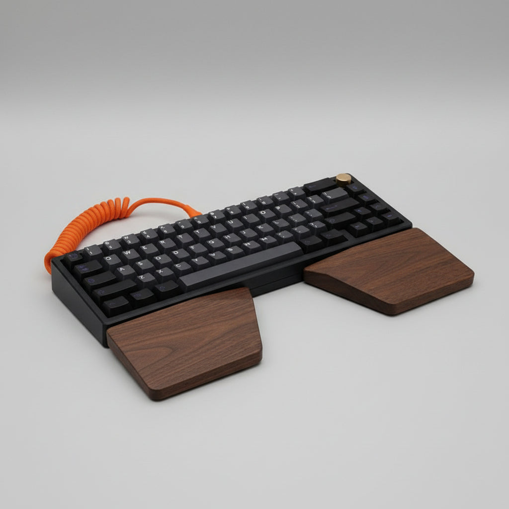 Split Palm Rest Support for Mechanical Keyboards - iWoodStore