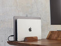 Vertical Dual Laptop Docking Station - iWoodStore