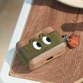 Wooden AirPods Case Cover Cute Cat Eyes - iWoodStore