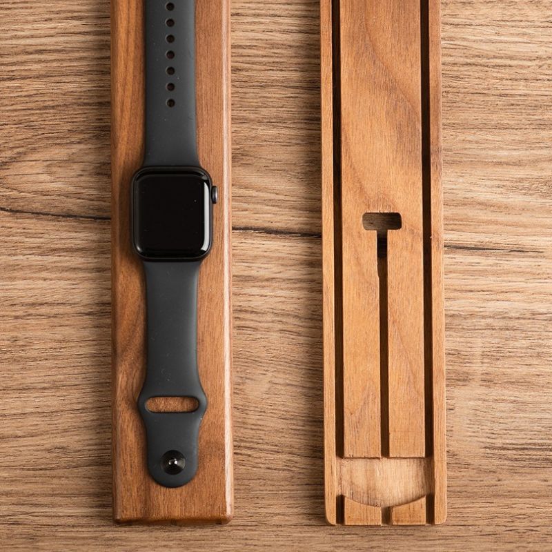 Wooden Apple Watch Stand - iWoodStore