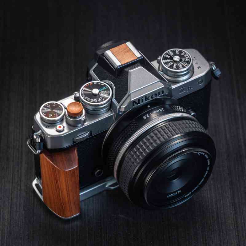 Wooden Cover Set Hot Shoe Shutter Button OM3 OM5 EP7 ZFC