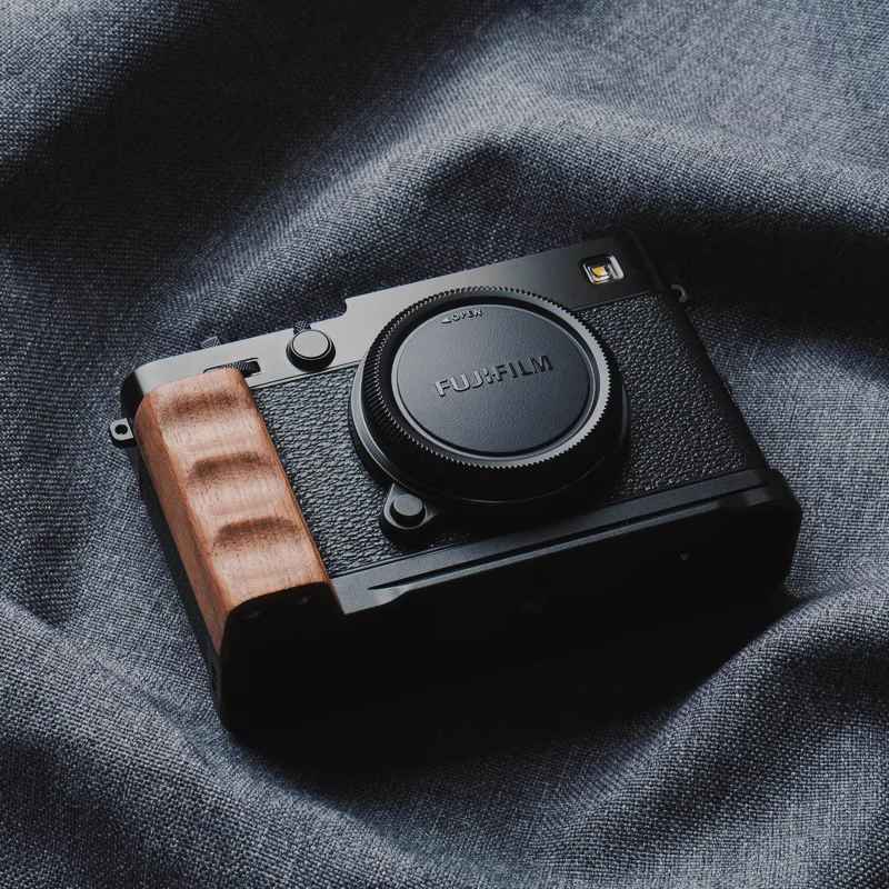 Wooden Fuji X-E5 Grip L-Shape (XE5) - iWoodStore