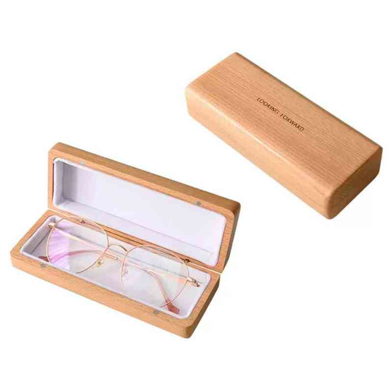 Eyeglass Storage Box, Spectacles popular Case, Divided Storage Case, Rustic Wooden Box with 6 Sections, Personalized Engraved Velvet Lined Case