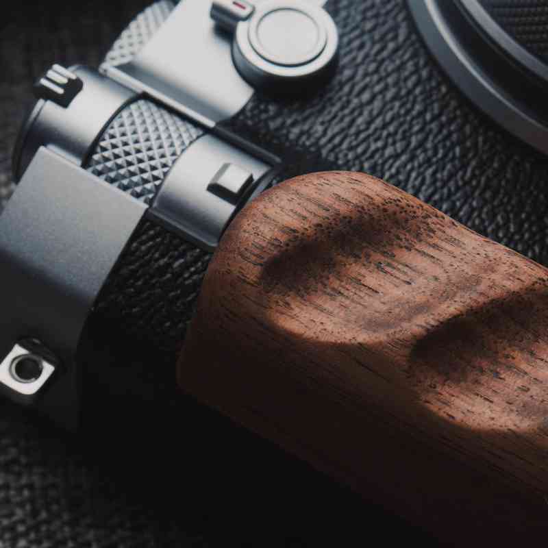 Wooden Grip for Fuji GFX100RF - KC Design Camera Accessory