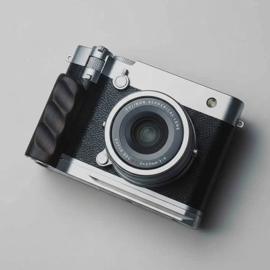 Wooden Grip for Fuji GFX100RF - KC Design Camera Accessory