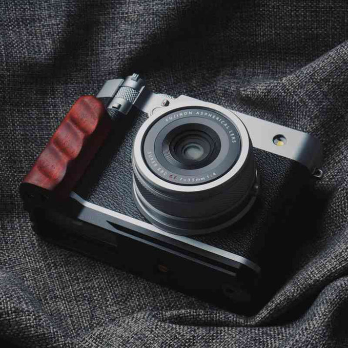 Wooden Grip for Fuji GFX100RF - KC Design Camera Accessory | iWoodStore