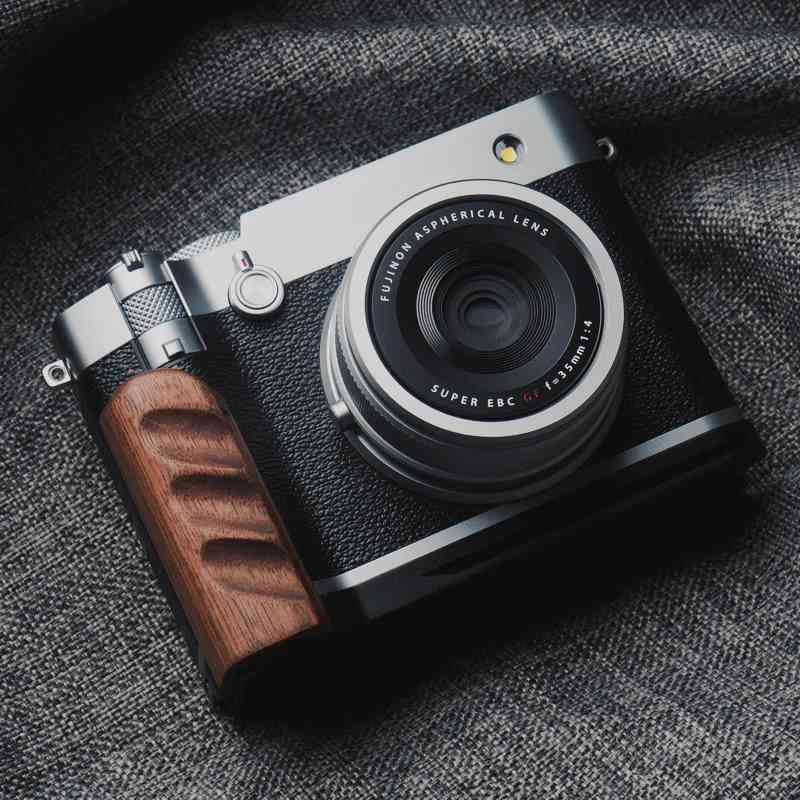 Wooden Grip for Fuji GFX100RF - KC Design Camera Accessory