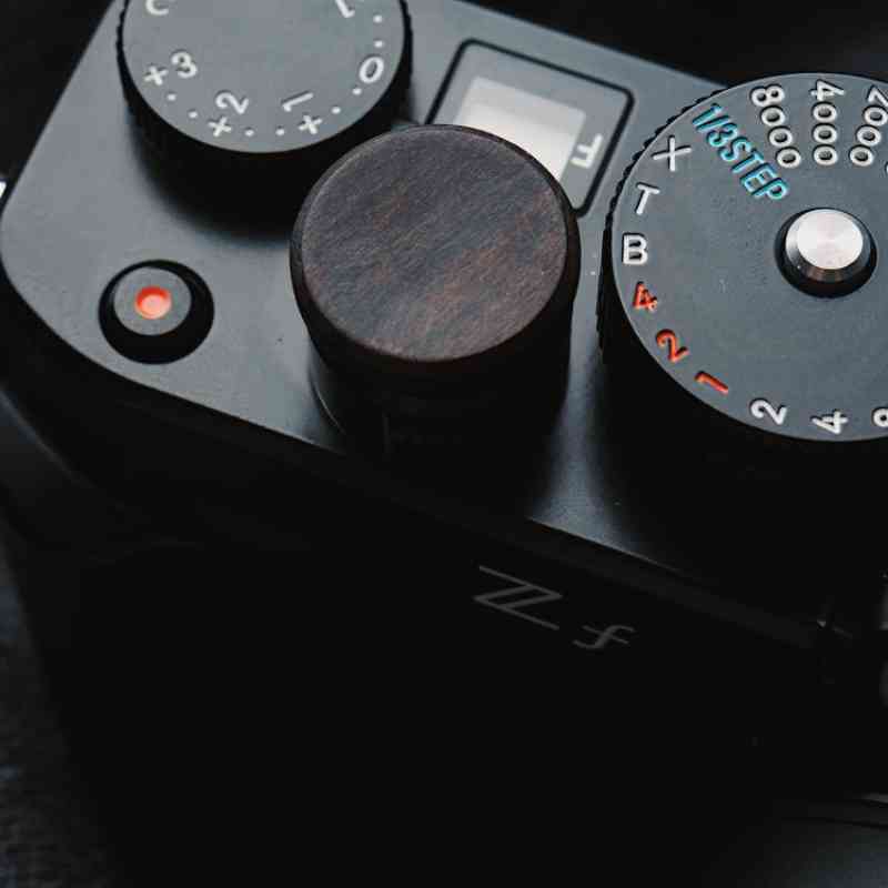 Wooden Nikon Leica Shutter Release Button Large 15mm - iWoodStore