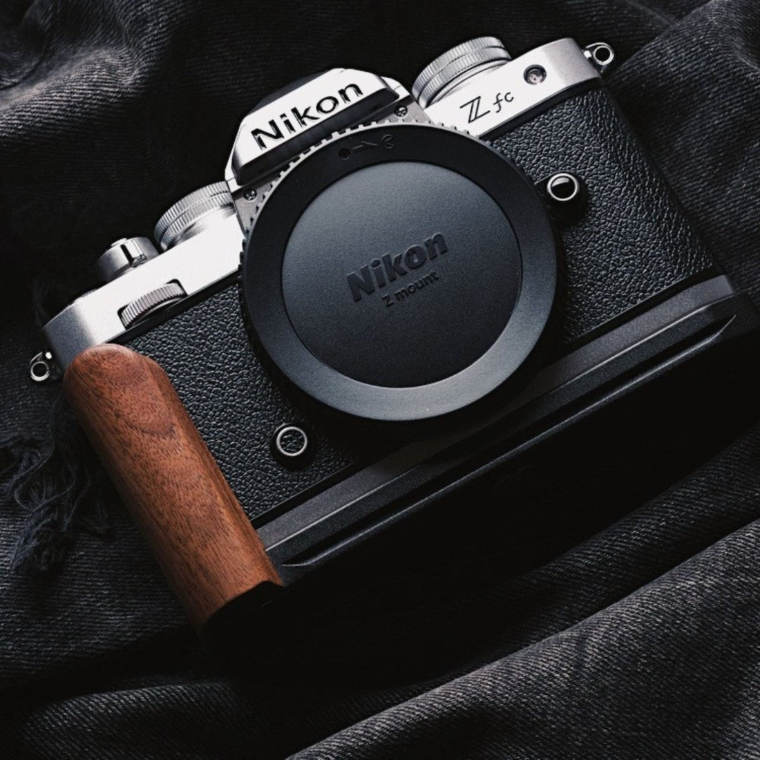 Wooden Nikon Zfc Hand Grip - iWoodStore
