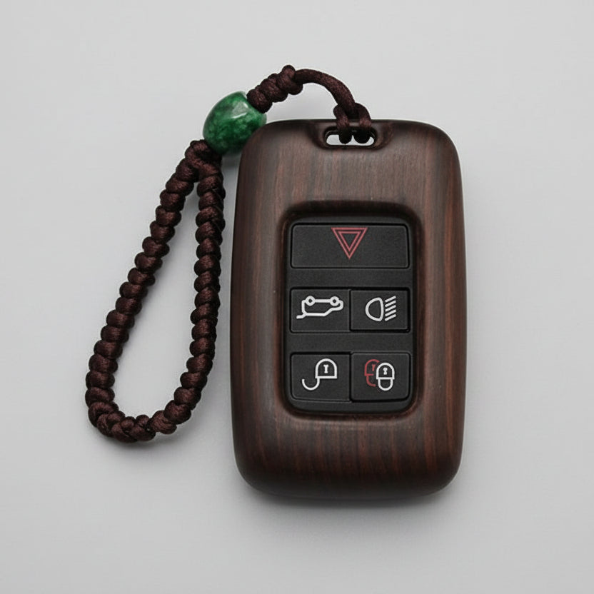 Wooden Shell Key Case Cover for Land Rover Range Rover Jaguar - iWoodStore