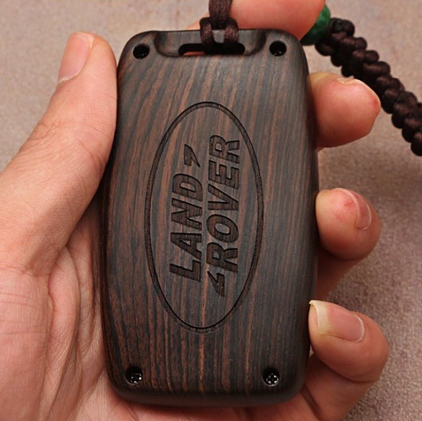 Wooden Shell Key Case Cover for Land Rover Range Rover Jaguar - iWoodStore