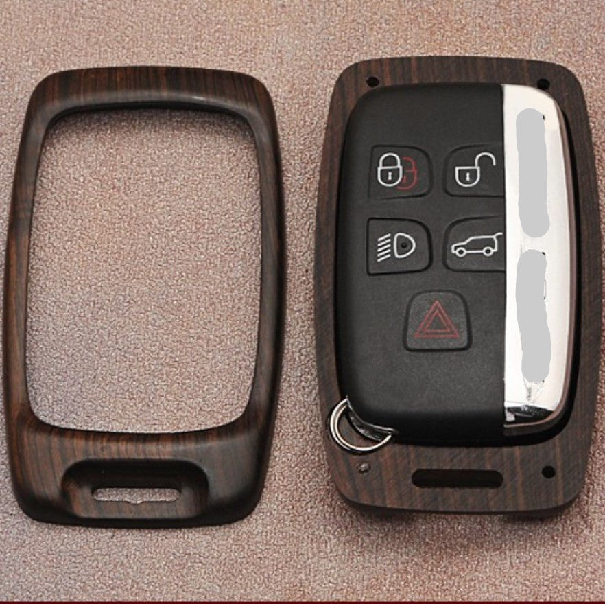 Wooden Shell Key Case Cover for Land Rover Range Rover Jaguar - iWoodStore