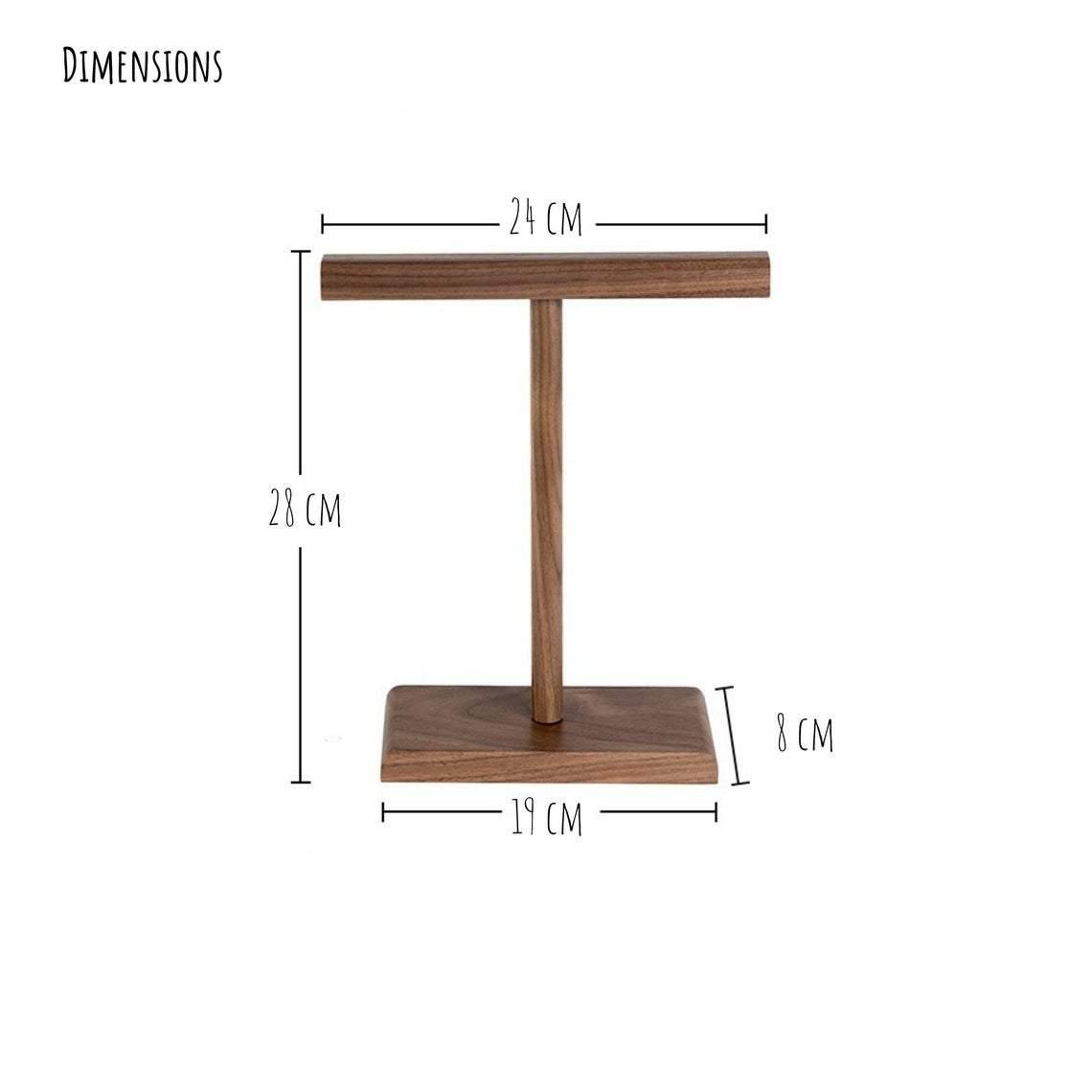 Wooden Stand for Two Headsets - iWoodStore