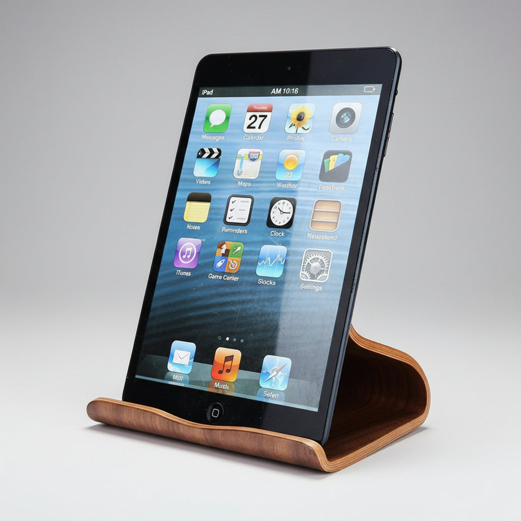 Wooden Tablet Holder for Desk - iWoodStore