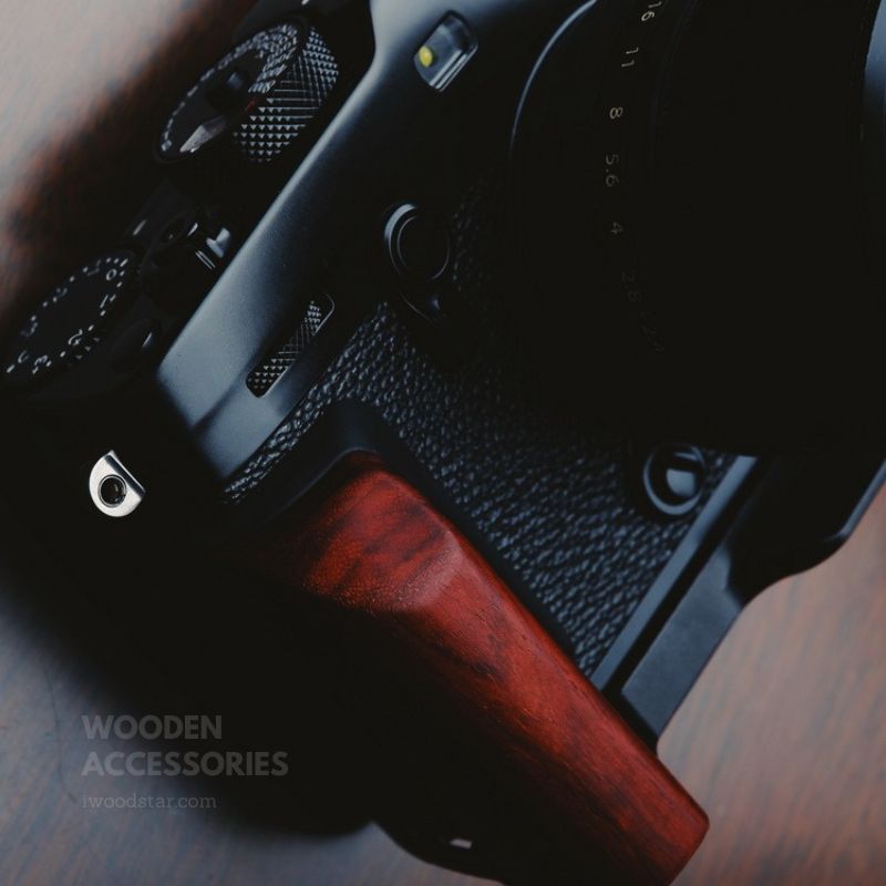 Fuji X-Pro3 Hand Grip Camera Handle Aluminum Alloy Base ebony walnut rosewood Handle iwoodstar