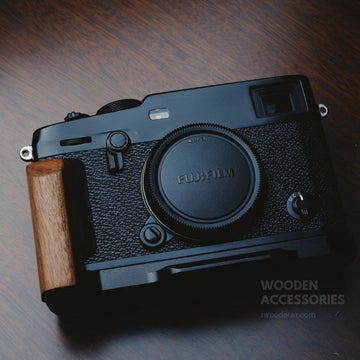 Fuji X-Pro3 Hand Grip Camera Handle Aluminum Alloy Base ebony walnut rosewood Handle iwoodstar