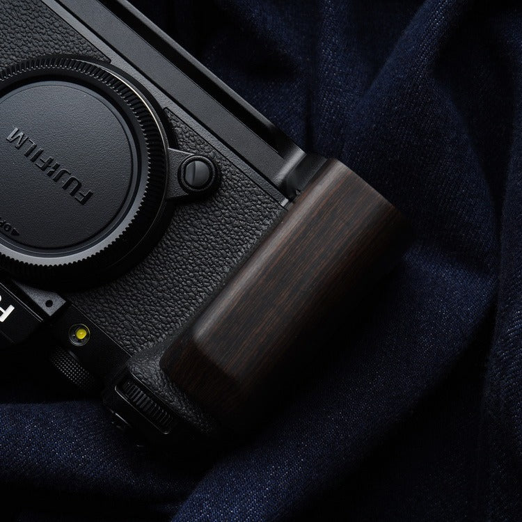 Fuji XS10 Camera Handle X-S10 Hand Grip real wood walnut ebony rosewood