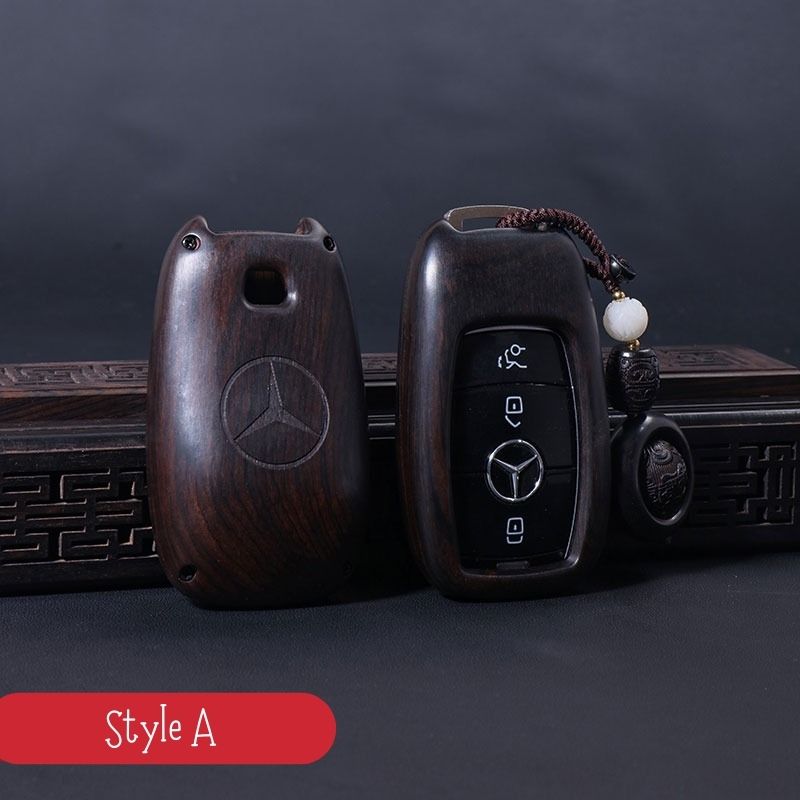 Mercedes-Benz Wooden Car Key Case Cover