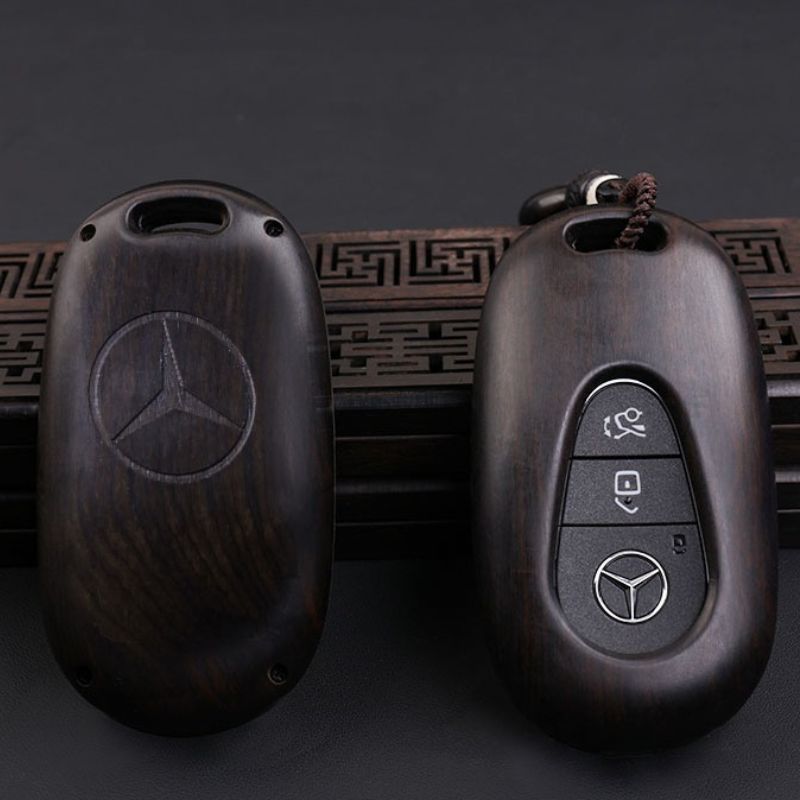 Mercedes-Benz Wooden Car Key Case Cover